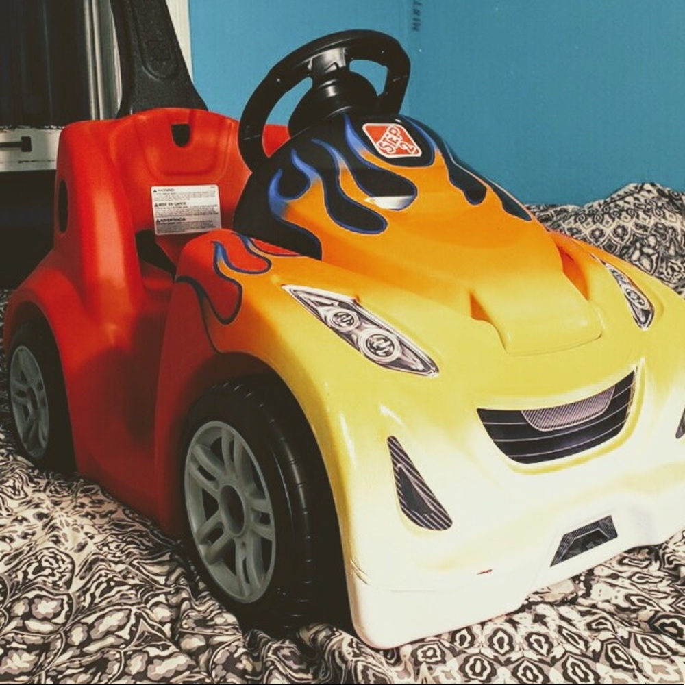 NEW Step2 Custom Painted & Personalized Push Car